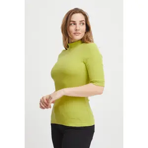 T-shirt de mulher fransa Henley image-4