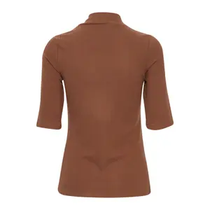 T-shirt för kvinnor fransa Henley image-1