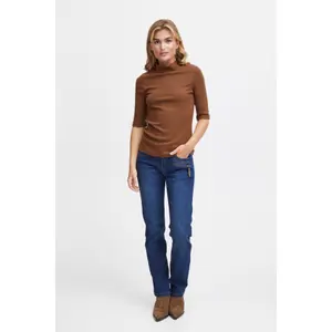 T-shirt för kvinnor fransa Henley image-3