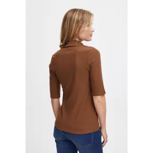 T-shirt för kvinnor fransa Henley image-4