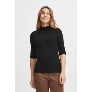 T-shirt de mulher fransa Henley image-1