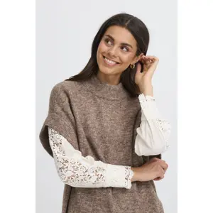 Damski sweter z golfem fransa Sanny 1 image-4