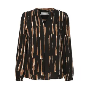 Blusa feminina fransa Glowy image-1