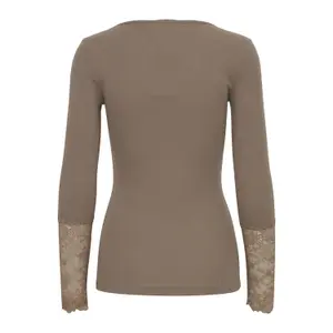 Camiseta de manga larga para mujer fransa Hizamond image-3