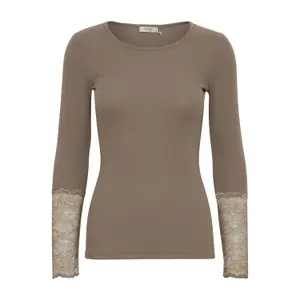 Camiseta de manga larga para mujer fransa Hizamond image-0