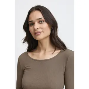 Camiseta de manga larga para mujer fransa Hizamond image-5