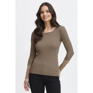 Camiseta de manga larga para mujer fransa Hizamond image-2