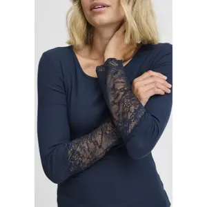 Camiseta de manga larga para mujer fransa Hizamond image-6