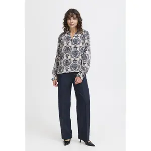 Blusa feminina fransa Flowy 3 image-1