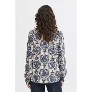 Blusa feminina fransa Flowy 3 image-3
