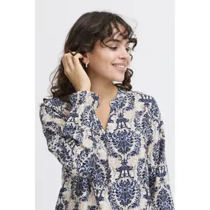 Blusa feminina fransa Flowy 3 image-6