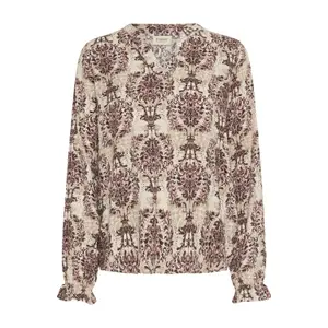 Blusa feminina fransa Flowy 3 image-1
