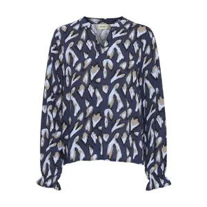 Blusa feminina fransa Flowy 3 image-0