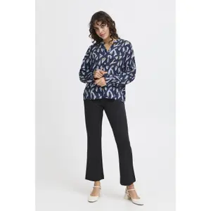 Blusa feminina fransa Flowy 3 image-1