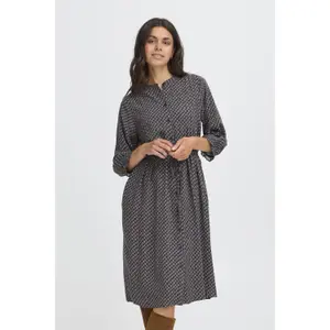 Lång klänning för kvinnor fransa Flowy 3 image-4