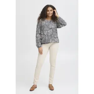 Blusa feminina fransa Flowy BL5 image-2
