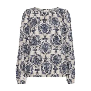 Blusa feminina fransa Flowy BL5 image-0