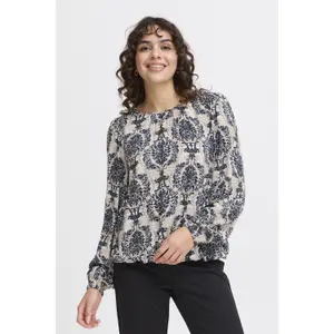 Blusa feminina fransa Flowy BL5 image-1