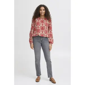 Blusa feminina fransa Flowy BL5 image-2