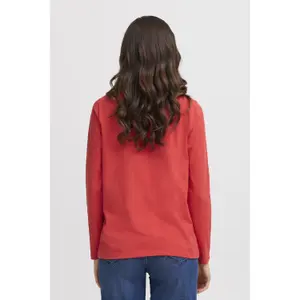 T-shirt de manga comprida feminina fransa Zashoulder 5 image-4