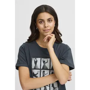 T-shirt de mulher fransa Neveah TEE 1 image-5