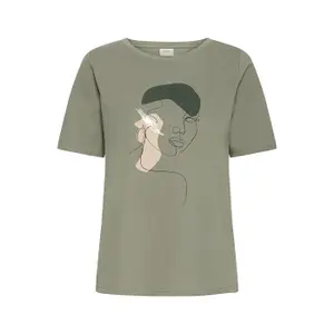 T-shirt de mulher fransa Riley image-0