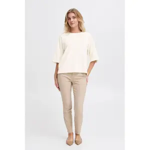 Pullover mit Rundhalsausschnitt Damen fransa Aurora 1 image-2