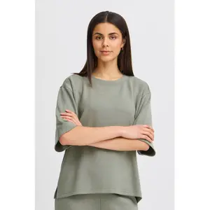 Pullover mit Rundhalsausschnitt Damen fransa Aurora 1 image-1