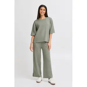 Pullover mit Rundhalsausschnitt Damen fransa Aurora 1 image-2