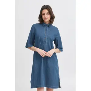 Vestido de ganga feminino fransa Chicago 2 image-1