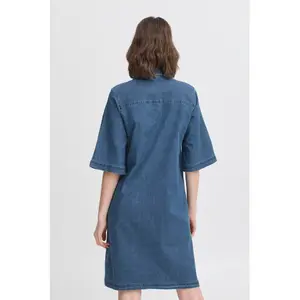 Vestido de ganga feminino fransa Chicago 2 image-3