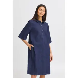 Vestido de ganga feminino fransa Chicago 2 image-1