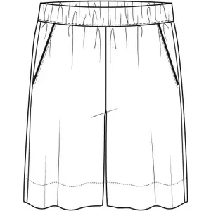 Shorts für Damen fransa Abell 1 image-0