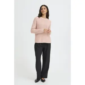 Pullover mit Rundhalsausschnitt Damen fransa Kamia 1 image-3