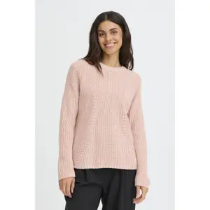 Pullover mit Rundhalsausschnitt Damen fransa Kamia 1 image-4