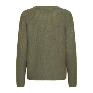 Pullover mit Rundhalsausschnitt Damen fransa Kamia 1 image-1