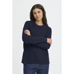 Pullover mit Rundhalsausschnitt Damen fransa Kamia 1 image-4