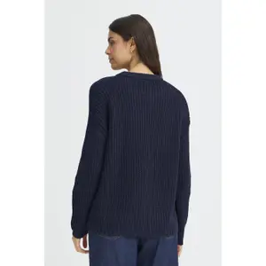 Pullover mit Rundhalsausschnitt Damen fransa Kamia 1 image-5