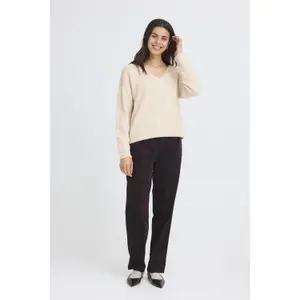 Pullover mit V-Ausschnitt Damen fransa Sanny 8 image-2