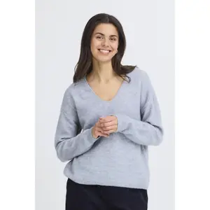 Pullover mit V-Ausschnitt Damen fransa Sanny 8 image-2