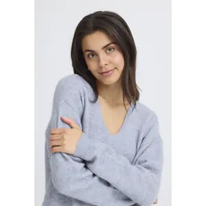 Pullover mit V-Ausschnitt Damen fransa Sanny 8 image-5