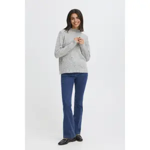 Pullover mit Rundhalsausschnitt Damen fransa Jamie 1 image-2