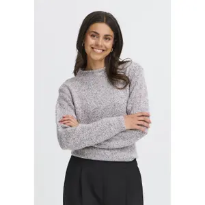 Pullover mit Rundhalsausschnitt Damen fransa Jamie 1 image-3