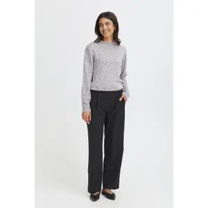 Pullover mit Rundhalsausschnitt Damen fransa Jamie 1 image-4