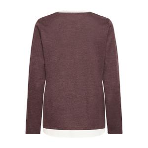 Pull col v femme fransa River 1 image-1