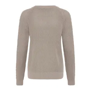 Pullover mit Rundhalsausschnitt Damen fransa Lonnie 1 image-3