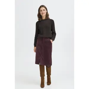 Pullover mit Rundhalsausschnitt Damen fransa Lonnie 1 image-1