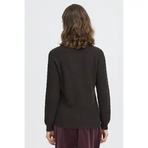 Pullover mit Rundhalsausschnitt Damen fransa Lonnie 1 image-4