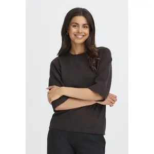 Pullover mit Rundhalsausschnitt Damen fransa Rosel 1 image-2
