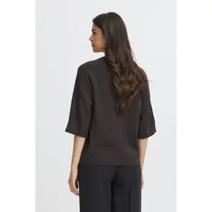 Pullover mit Rundhalsausschnitt Damen fransa Rosel 1 image-4